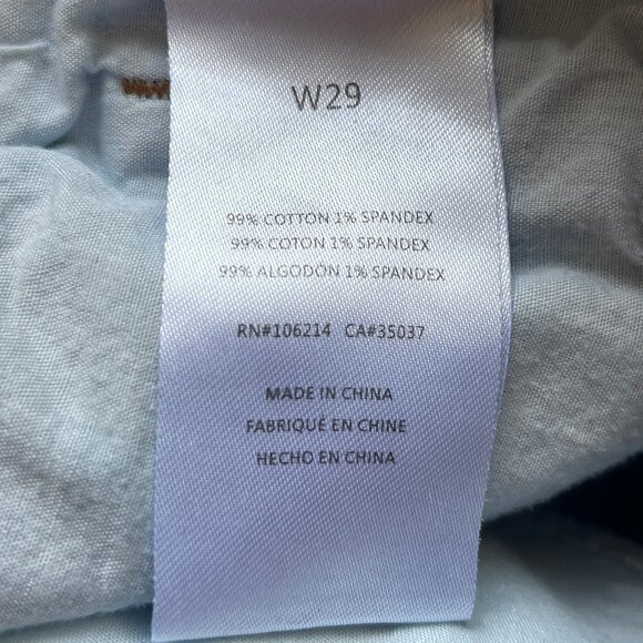 Joe's Jeans Denim Shorts Distressed Mid Rise Blue Indigo Western Rodeo Sz  29 - Picture 7 of 11